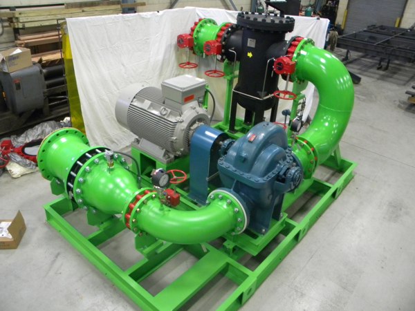 Circulating Water Filtration Booster Pump Skid